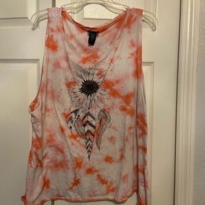 Torrid sunflower tye dye tank